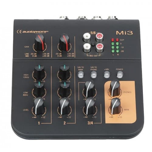 Audiophony Mi3 MEZCLADOR 3 CANALES