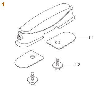 Tama MSL35 Fijación para caja SC145 / Artwood 5" 1/2, Cromado