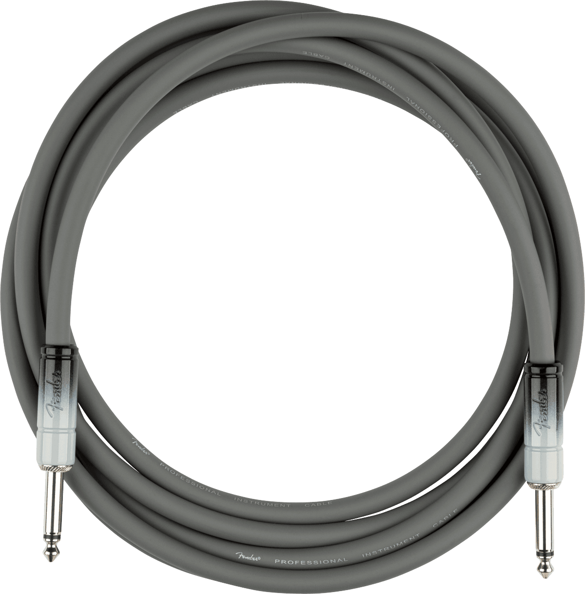 Fender 10 Ombré Instrument Silver Smoke Cable para Guitarra 3 Metros
