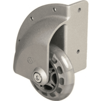 Adam hall hardware 37500 s - rueda blanda para montaje superficial en esquina 75 mm