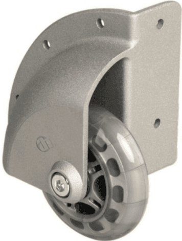 Adam Hall Hardware 37500 S - Rueda Blanda para Montaje superficial en Esquina 75 mm