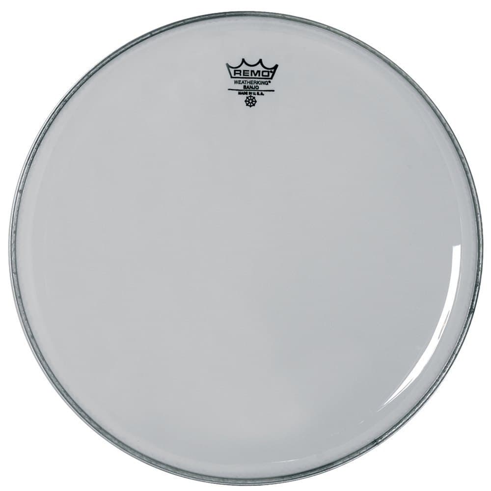 Remo 813691 Parche para Banjo Low Collar 3/8 Blanco Brillante 11 1/8 Pulgadas BJ-110