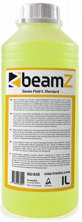 Beamz Liquido de humo standard 1 litro 160643