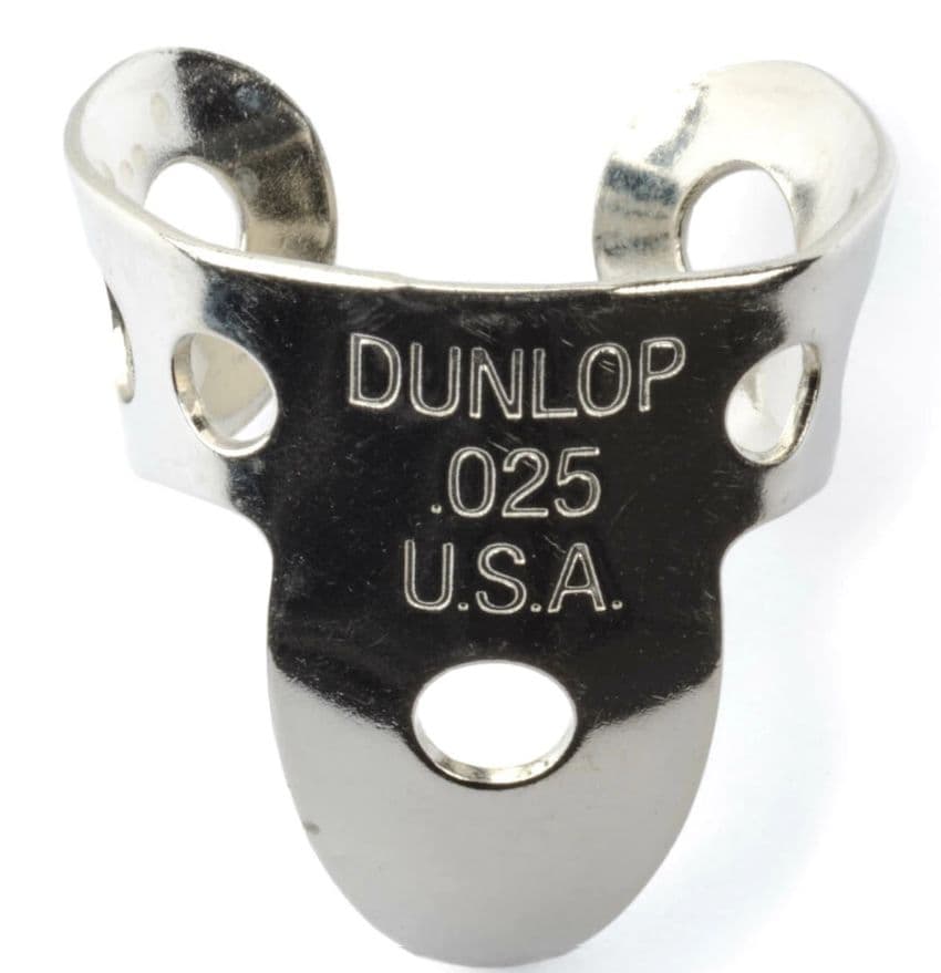 Dunlop Uñero Dedo Pulgar Niquel 0,025 Pack de 5 Un.