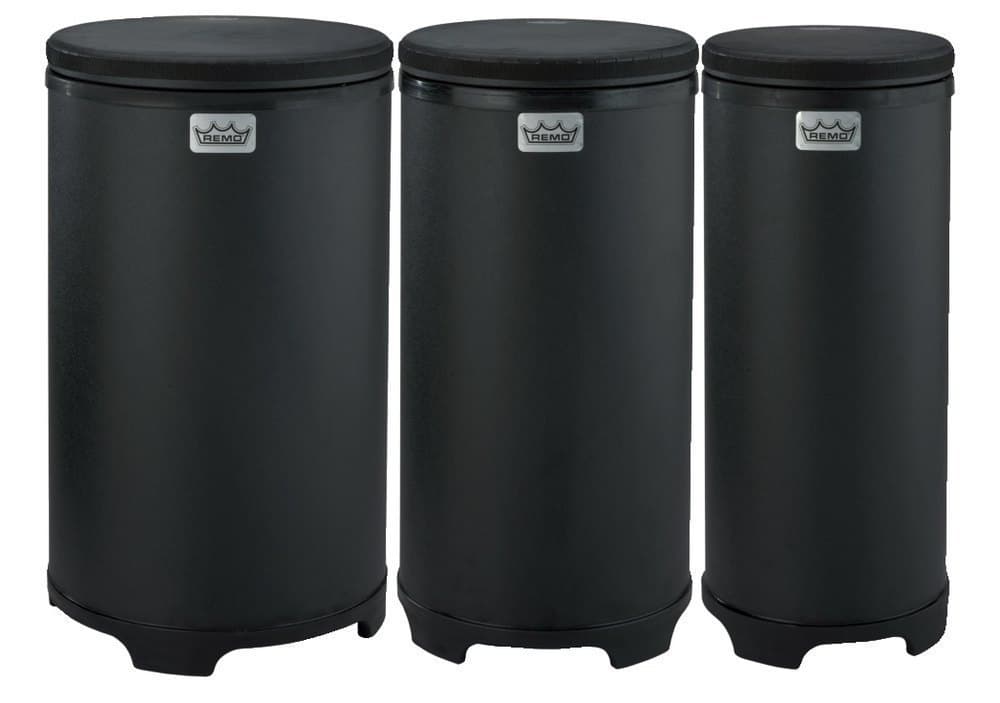Remo Sets Festival Tubano Black Matte
