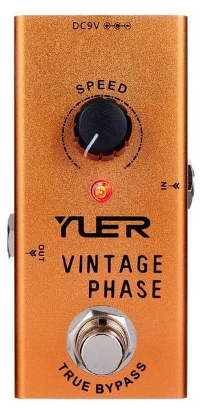 YUER VINTAGE PHASE Pedal de efectos para guitarra eléctrica