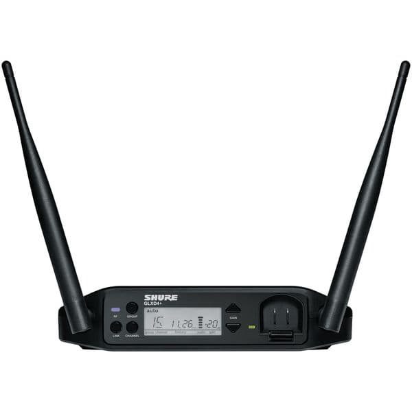 Shure GLXD4+ Z4 Receptor Inalámbrico Digital GLXD+ 2.4 5GHz de Superficie