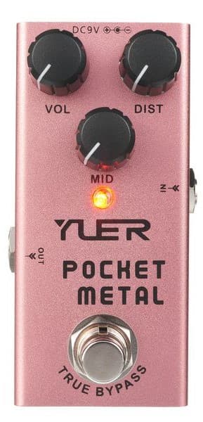 YUER POCKET METAL Pedal de efectos para guitarra eléctrica