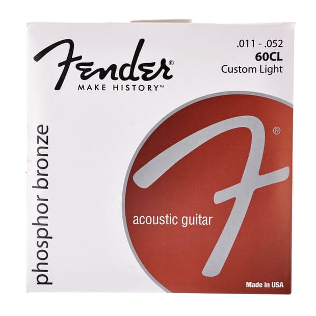 Fender 60CL Juego de cuerdas para guitarra acústica