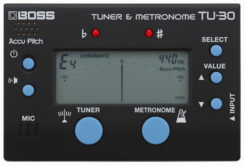 Boss TU-30 Tuner & Metrónomo Afinador