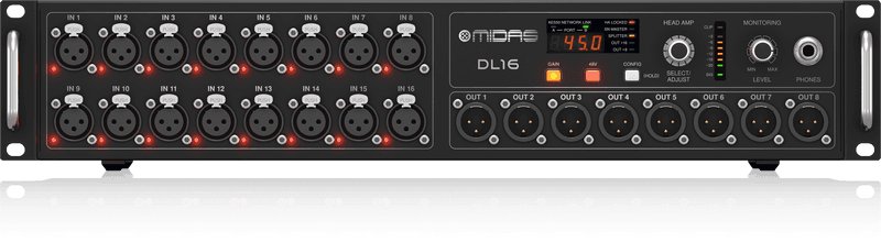 Midas DL16 Caja de escenario digital