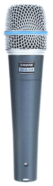 SHURE BETA 57A Micrófono dinamico instrumentos  BETA57A