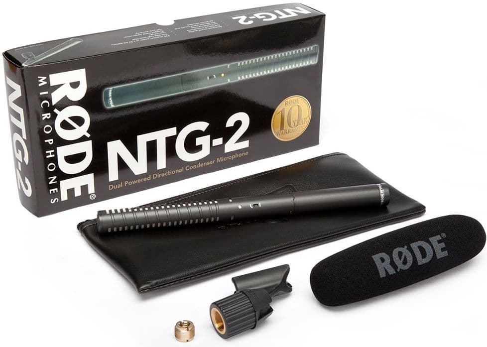 Rode NTG2 Micrófono de condensador direccional