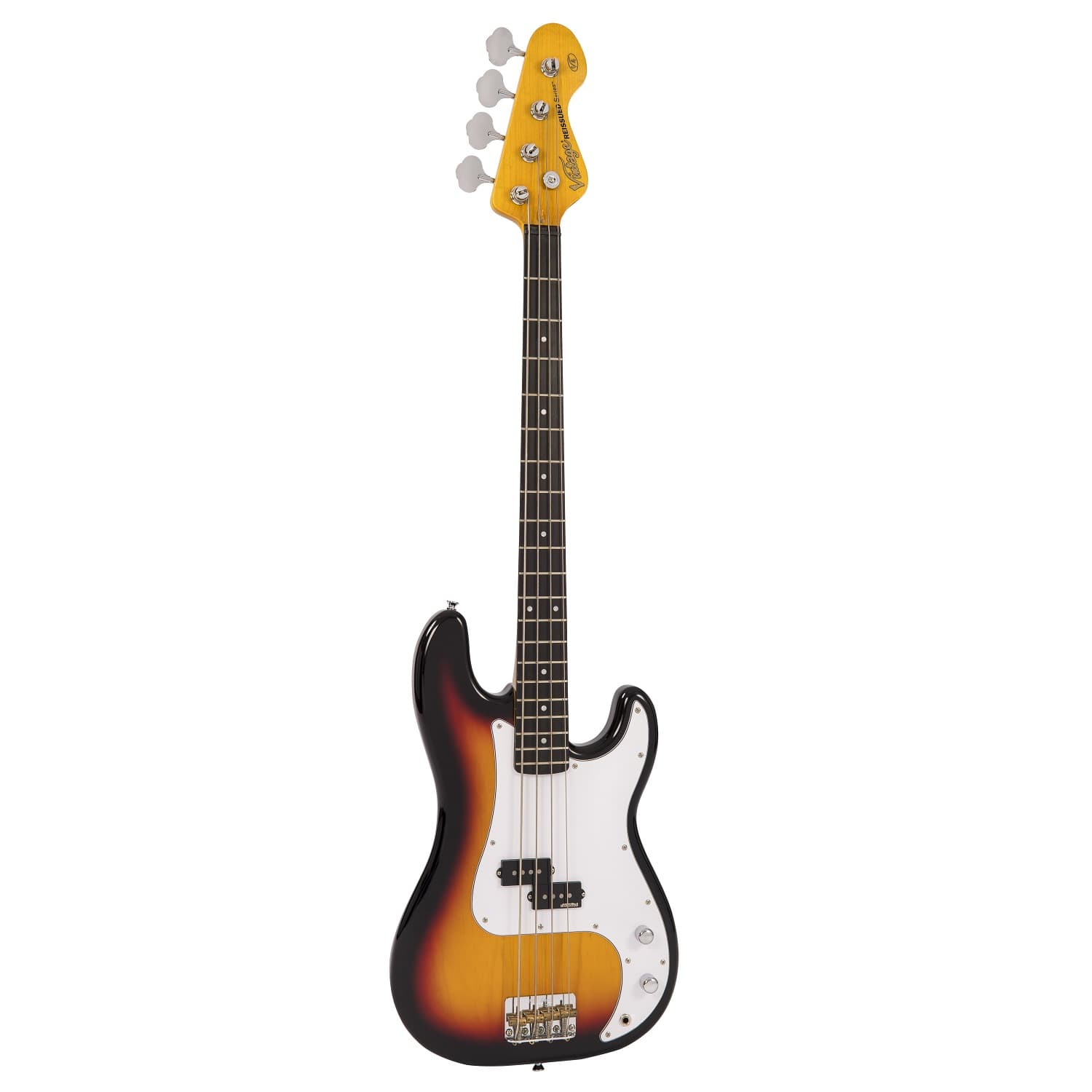 Vintage V4SB Bass guitar sunburst
