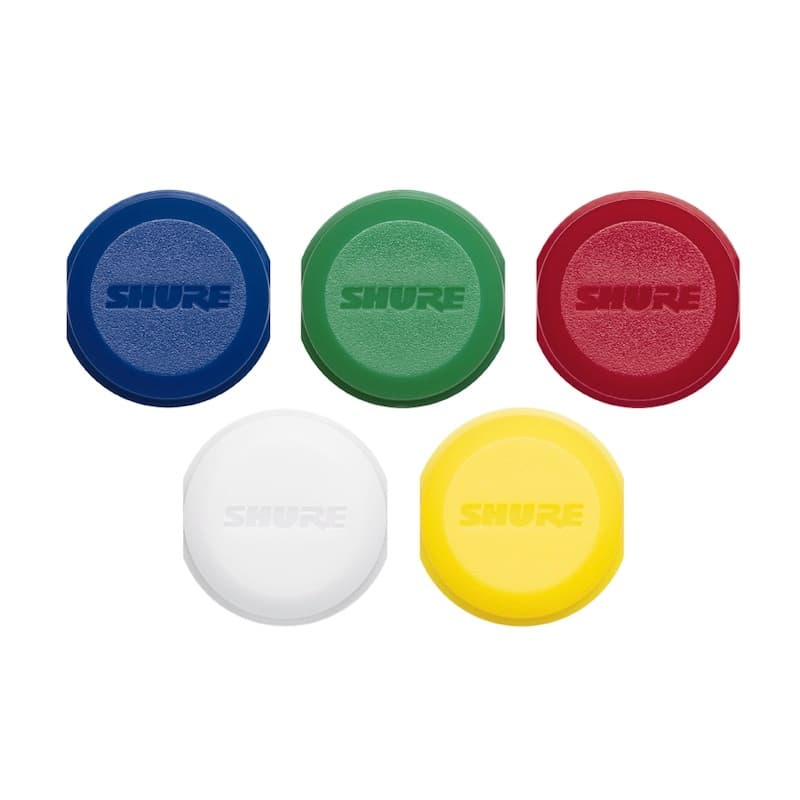 SHURE WA621 Identificadores de color para transmisores BLX2.