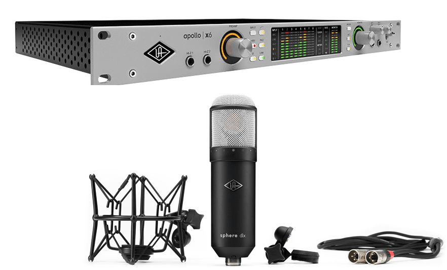 Universal Audio Apollo x6 Gen 2 Studio interfaz Audio Thunderbolt + Micrófono Sphere DLX Gratis