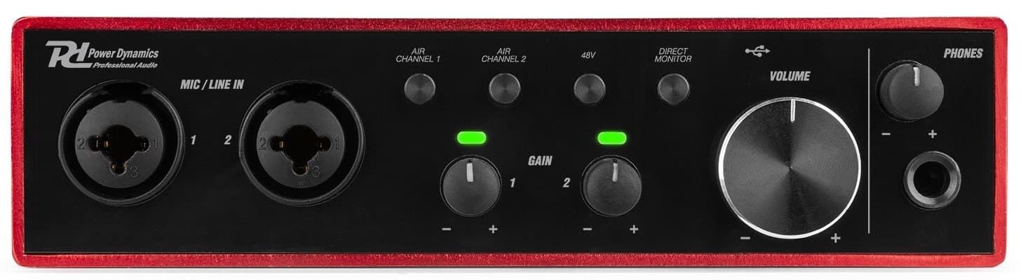 Power Dynamics PDX22 Intefaz USB