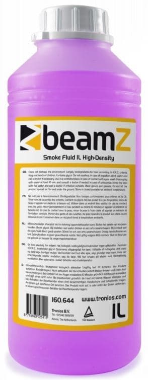 Beamz Liquido de humo standard 1 litro 160644