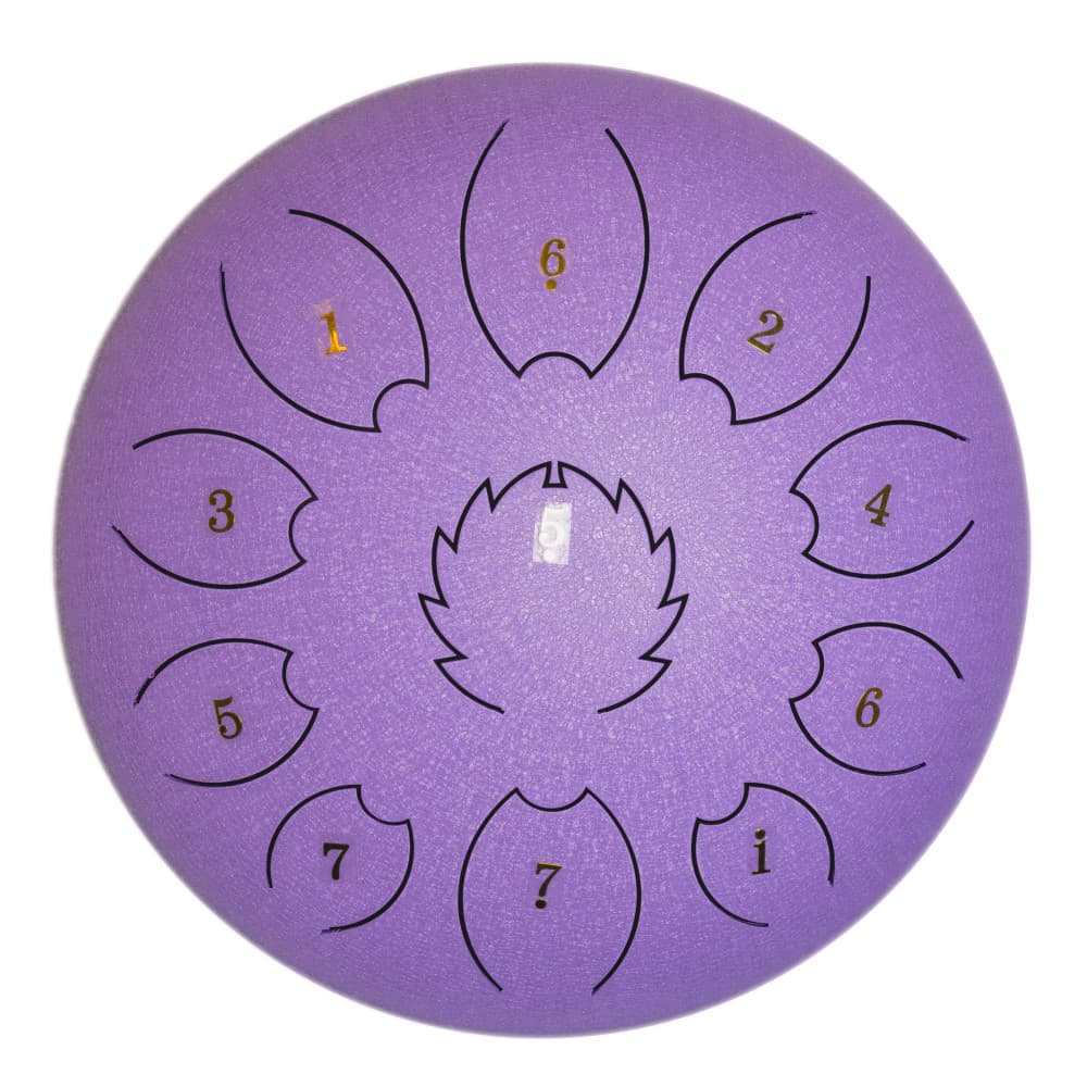 FZONE Steel Tongue Drum F-Zone STD618N Púrpura(6" 8 notas)