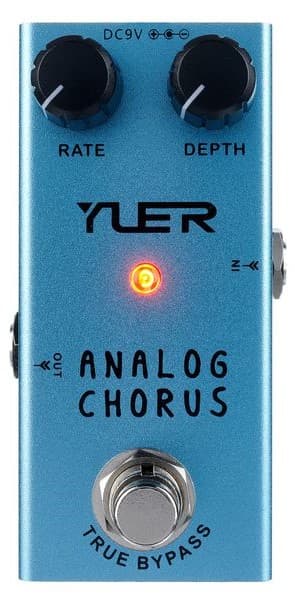 YUER ANALOG CHORUS Pedal de efectos para guitarra eléctrica