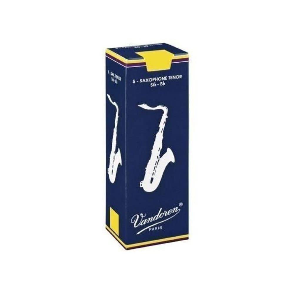 Vandoren Caja 5 Cañas Saxo Tenor Vandoren Tradicional 1 caja azul