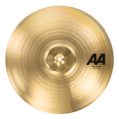 Sabian 16" AA Thin Crash Brilliant Finish