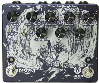 Walrus Audio DESCENT Pedal Reverb/Octavador