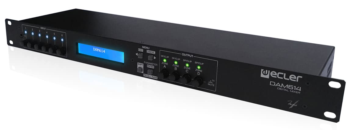 Ecler Mezclador de Audio Digital para Instalación