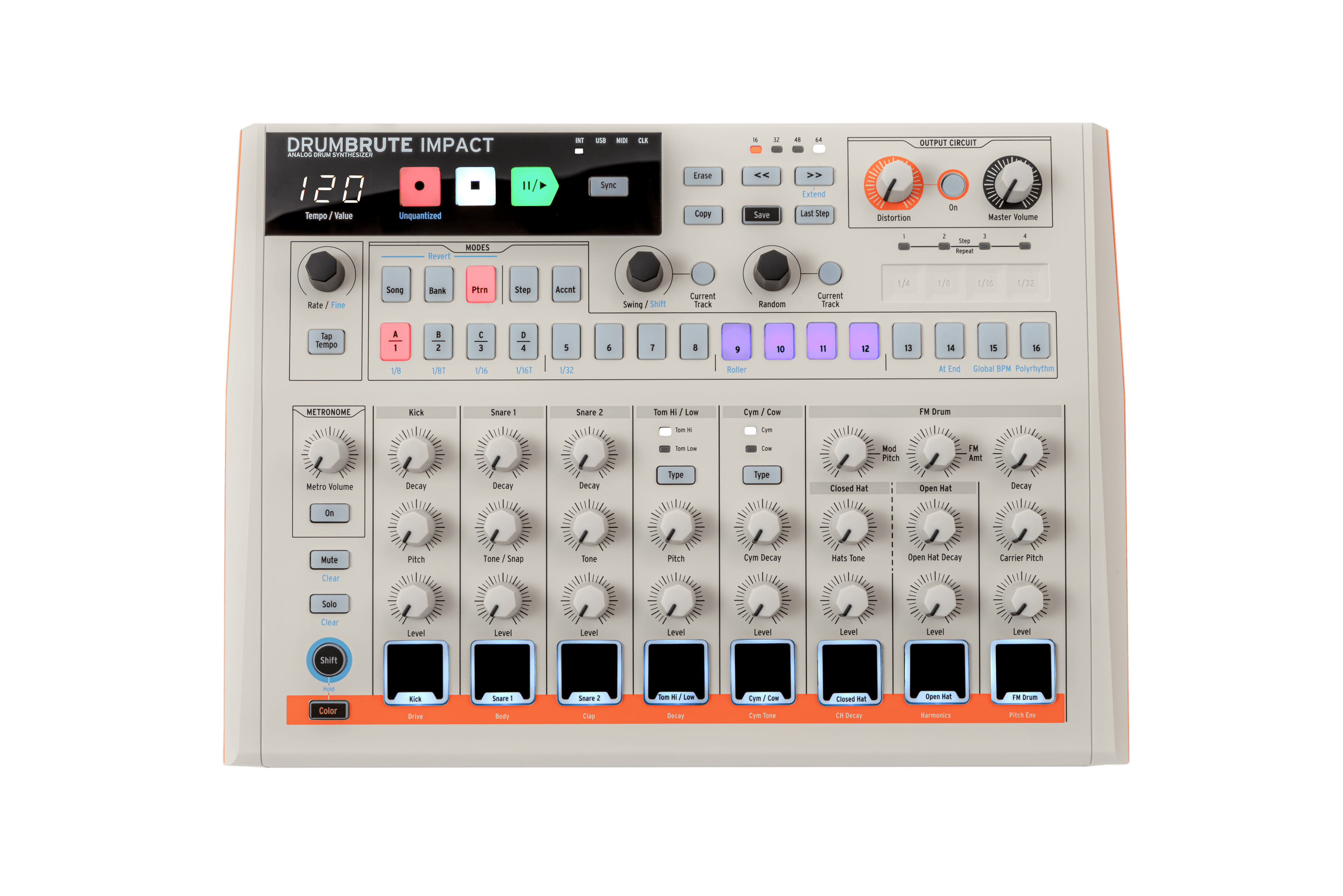 Arturia DrumBrute Impact 1984 Caja de Ritmos