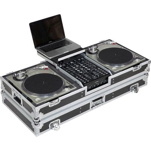 Walkasse WM-DJ10B LTS Maleta 2 Platos + mezclador 10" Stand Laptop