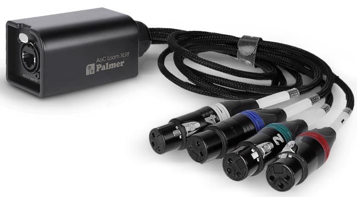 Palmer AoC Loom XLRf Cable Adaptador Multipar Audio etherCon