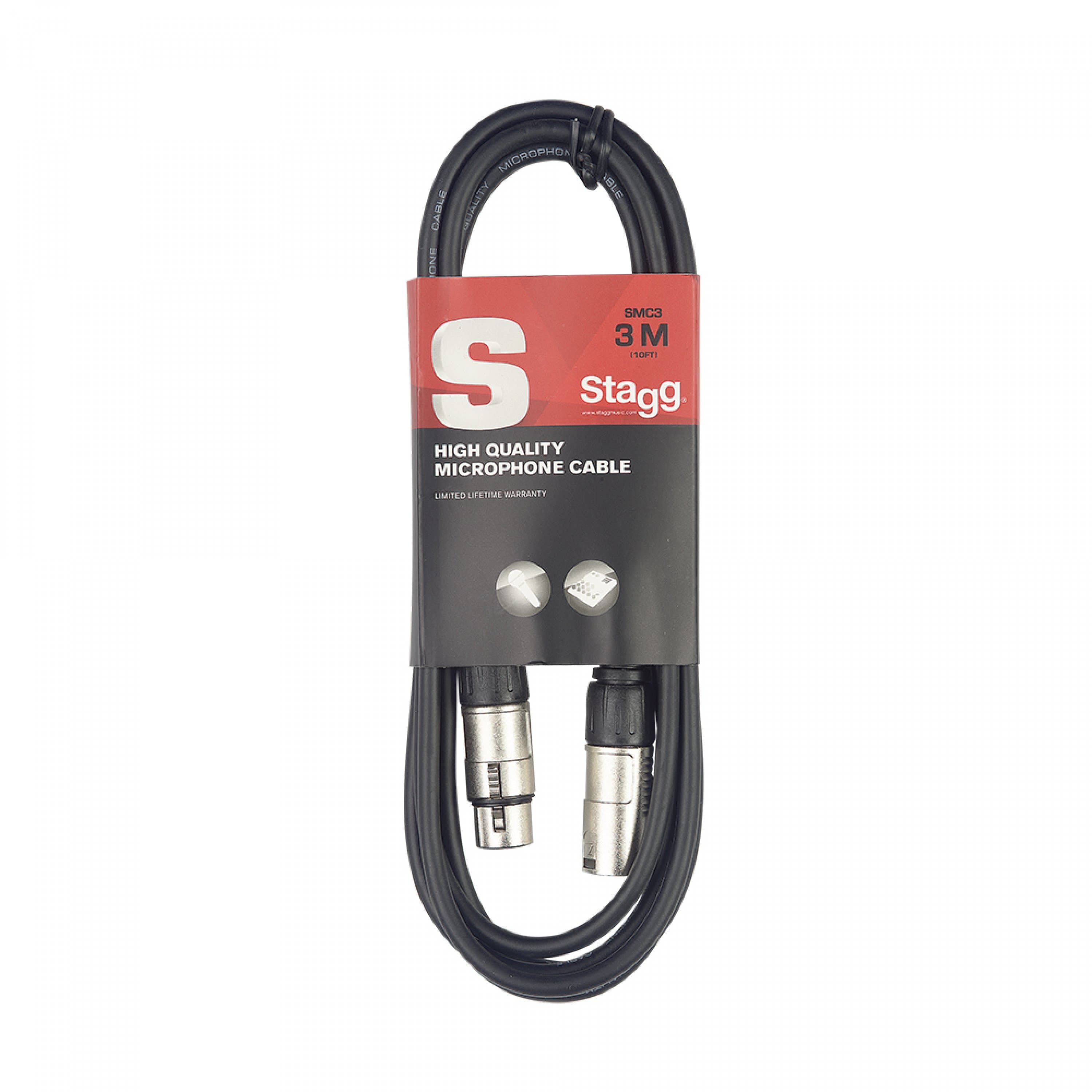 Stagg SMC3 Cable Microfono XLR 3m