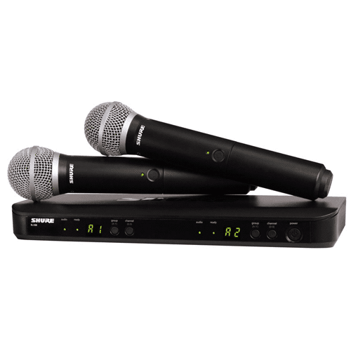 SHURE BLX288E B58 Microfono inalambrico Dual de Mano Beta 58