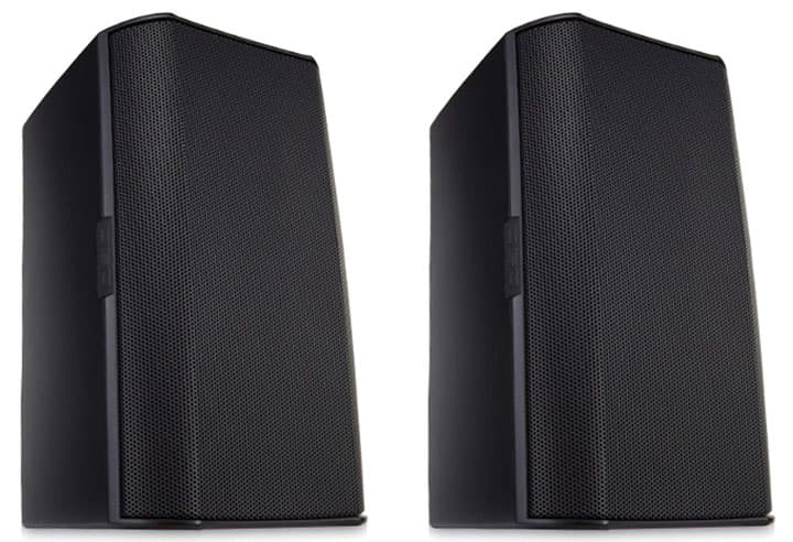 QSC AD-S6-BK Caja superficie ABS 2 vias 6.5", 105º. 150W 8Ω. Negro Pareja