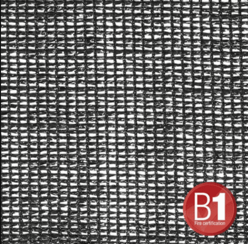 Adam Hall Accesorios 0158 X 45 B - Tul tipo 203 de 4x5 m, con Ojales, Negro