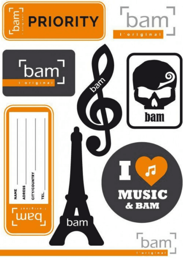 Bam STICK-CLA Pegatinas Classic