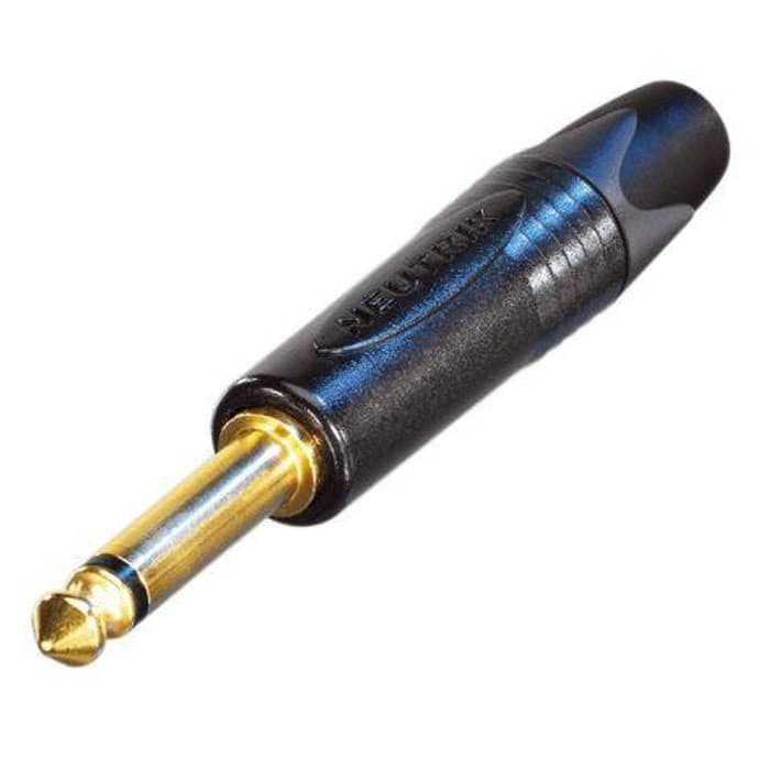 Neutrik NP2 X-B Conector Jack 6,3 mm mono negro