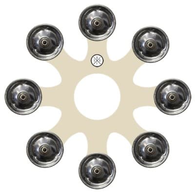 Big Fat Snare Drum BFSDBRWC Bling Ring White Copper