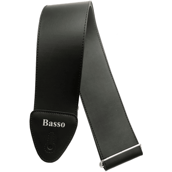 Basso NY07 Correa Para Guitarra Y Bajo Serie Básica Negra 7Cm