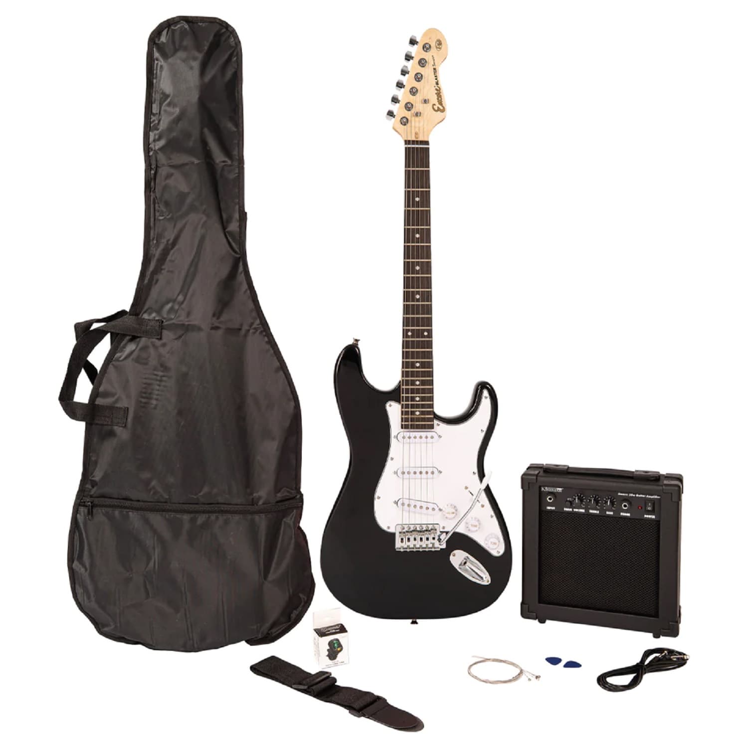 Encore E60BK Pack Guitarra Eléctrica