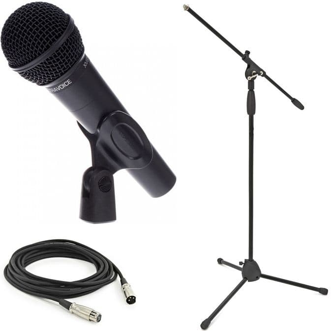 BEHRINGER XM8500 + Soporte + Cable XLR 3 Metros