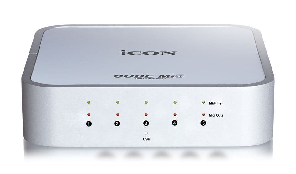 Icon Cubemi 5 Interface MIDI 5 In Out
