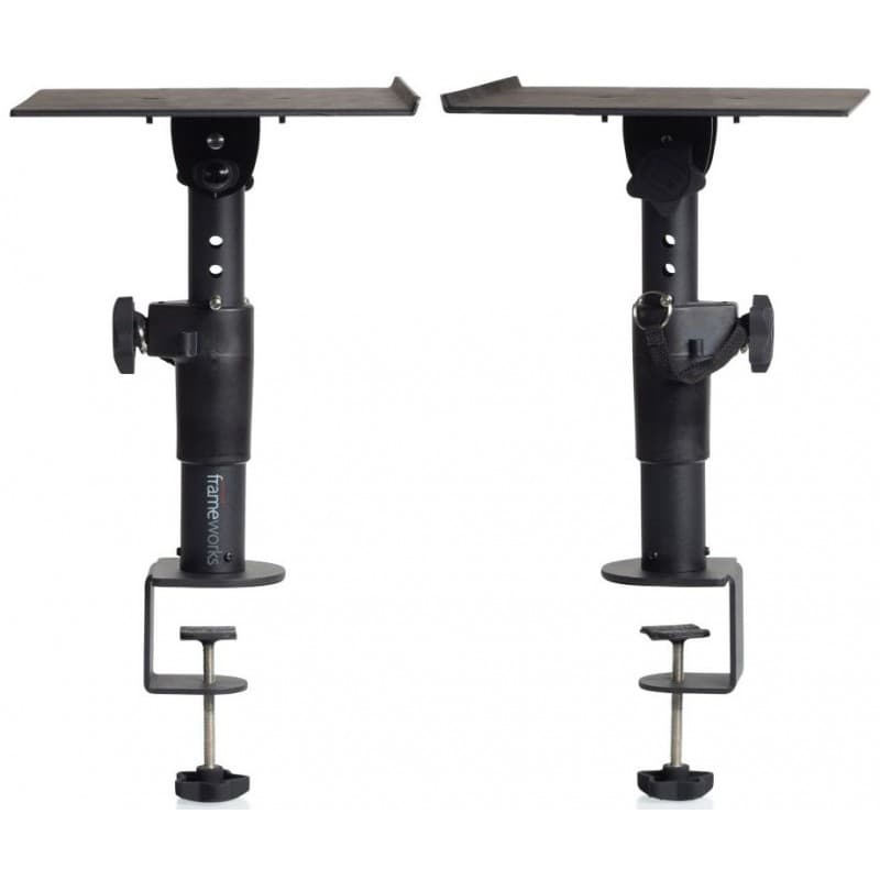 Gator Frameworks GFWSPKSTMNDSKCMP Soportes Abrazadera para Monitor de Estudio