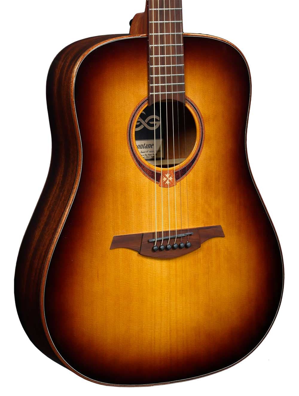 LAG T118D-BRS Guitarra Acústica Formato Dreadnought Serie Tramontane
