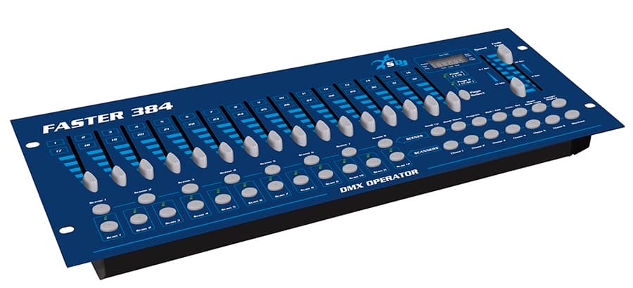 SDJ FASTER384. Controlador DMX 384 Canales
