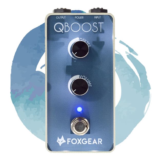 Foxgear Qboost Pedal Boost Paramétrico para Guitarra