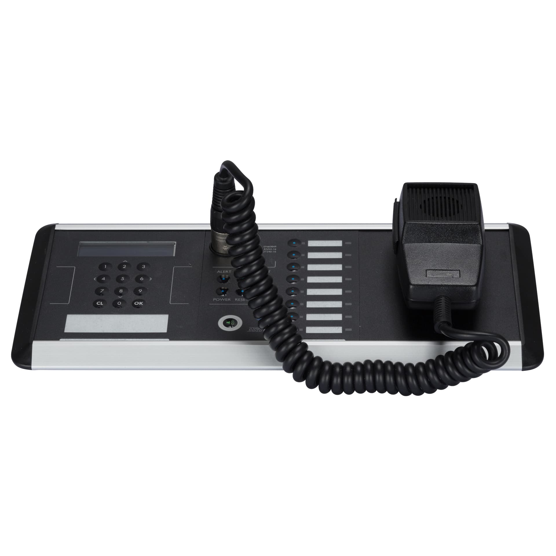 RCF BM 7608DFM Consola Emergencia con Micrófono