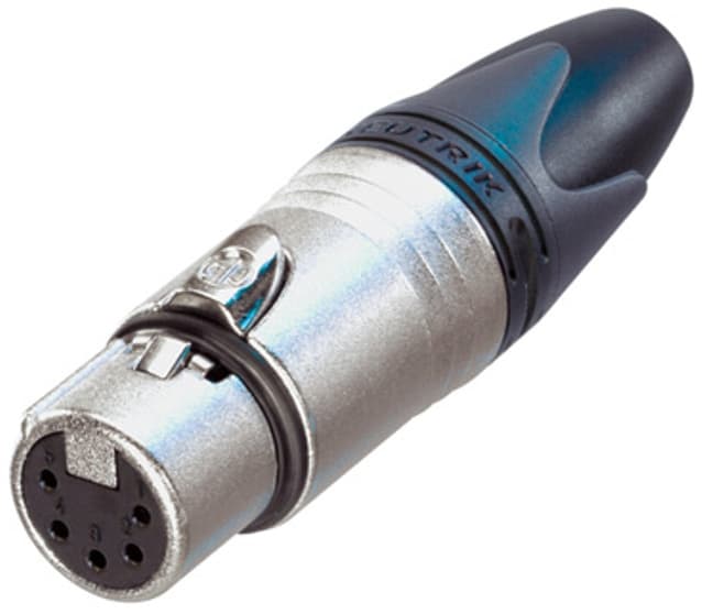 Neutrik NC5FXX Conector aéreo XLR hembra 5 Pines NC5FXX
