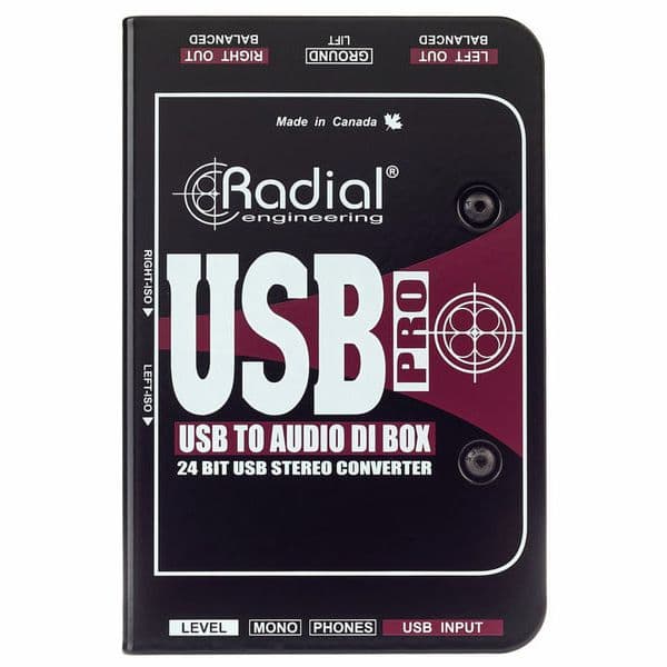 Radial Engineering USB-PRO Tarjeta de sonido DI