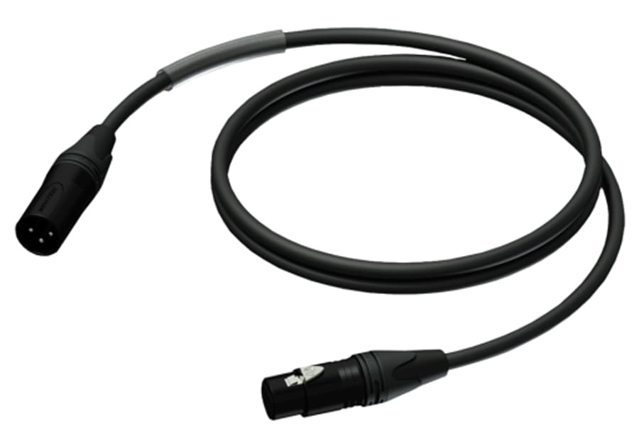 SDJ DMX3CLU05. Cable DMX 3 Pines 5 Metros